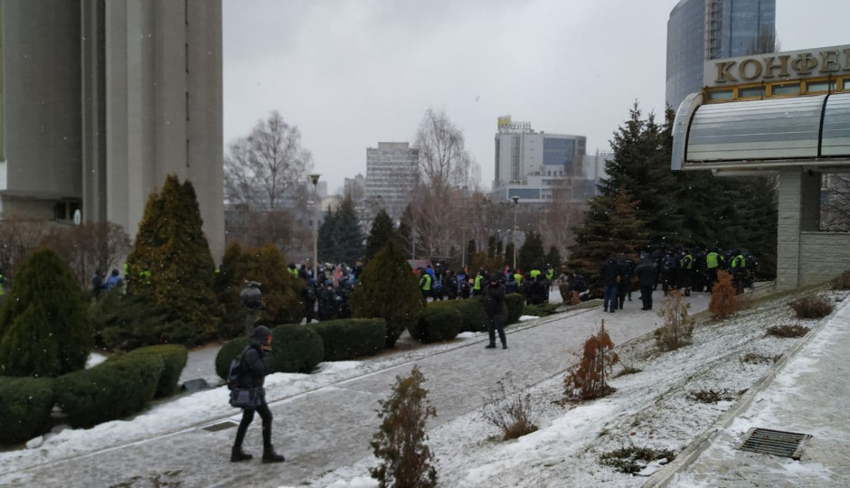 Что происходит перед Съездом судей Украины: фоторепортаж