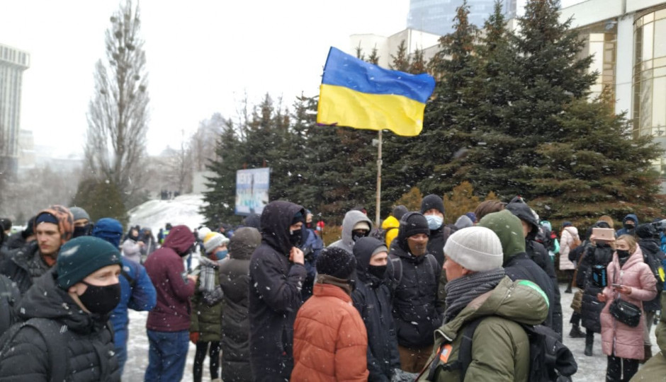 Что происходит перед Съездом судей Украины: фоторепортаж