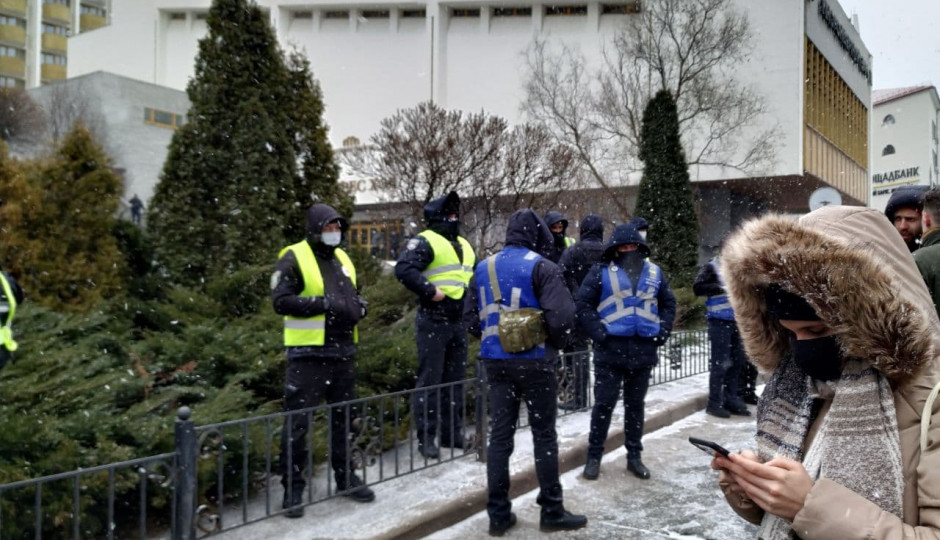 Что происходит перед Съездом судей Украины: фоторепортаж