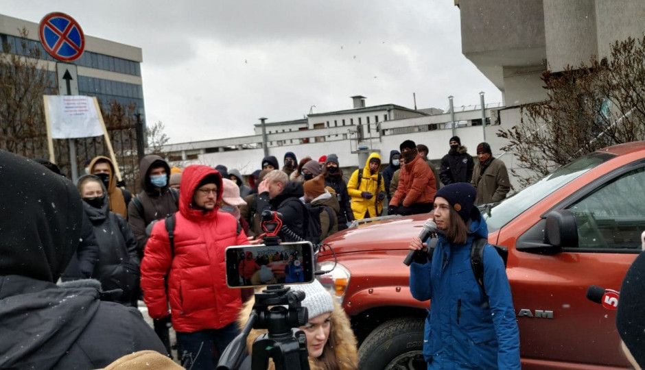 Что происходит перед Съездом судей Украины: фоторепортаж