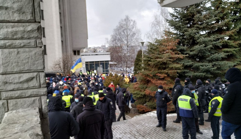 Что происходит перед Съездом судей Украины: фоторепортаж