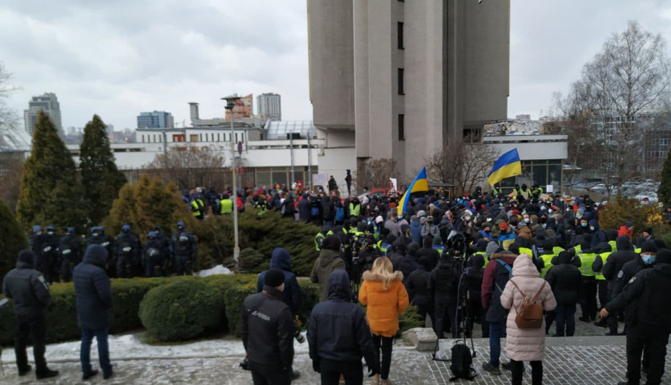 Что происходит перед Съездом судей Украины: фоторепортаж