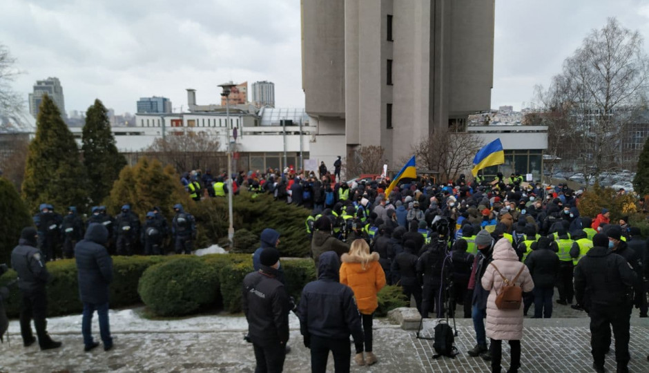 Что происходит перед Съездом судей Украины: фоторепортаж