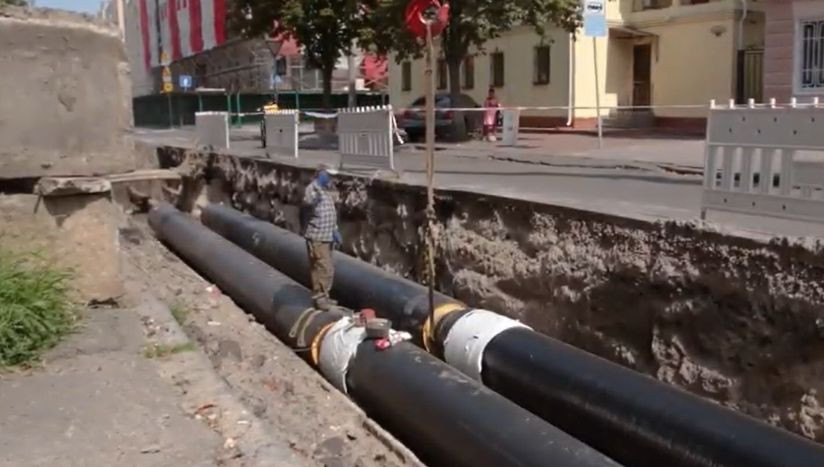 В столице началась реконструкция теплосетей, видео