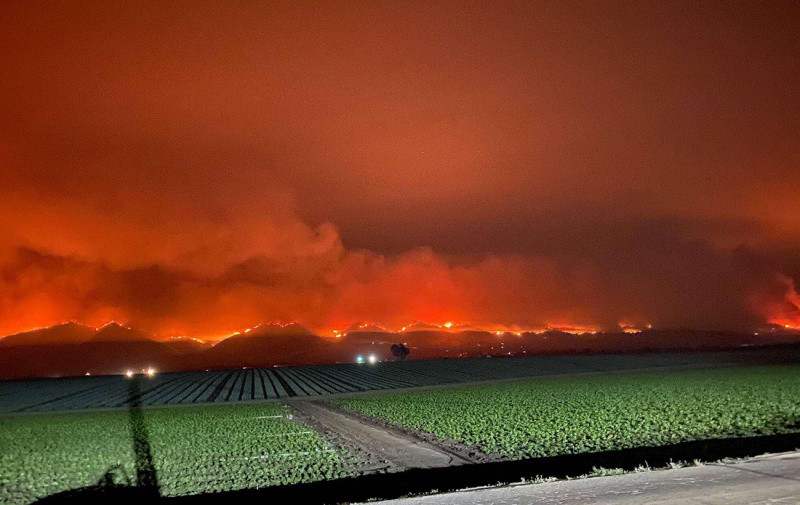 У США вирують масштабні пожежі, фото