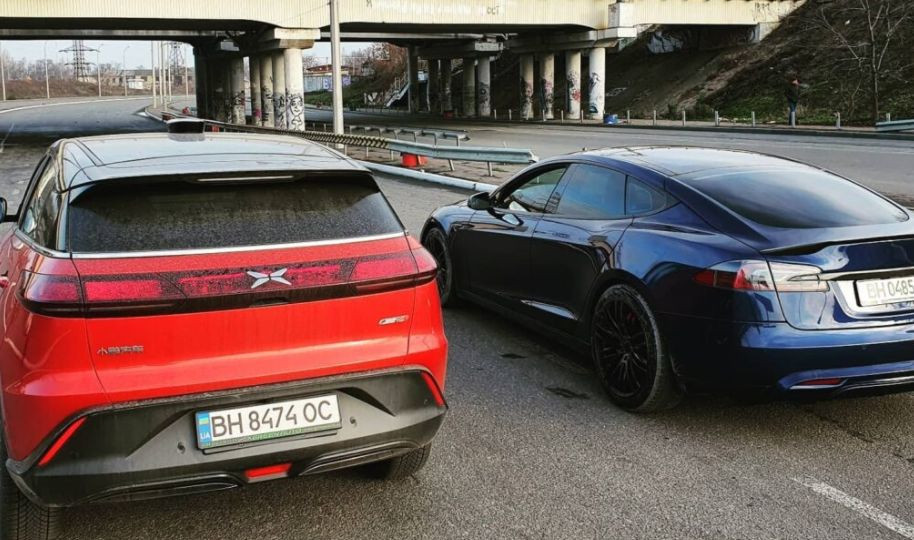 В Украину привезли китайскую альтернативу Tesla Model Y, фото