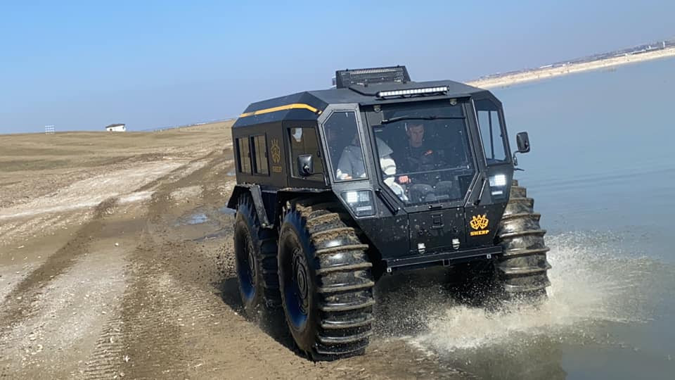 Україна презентувала в Туреччині унікальний всюдихід SHERP