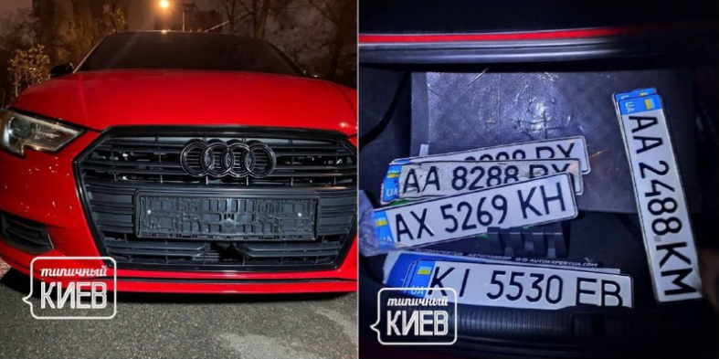 Очередная погоня в Киеве: 9 патрулей полиции догоняли парня на Audi, видео