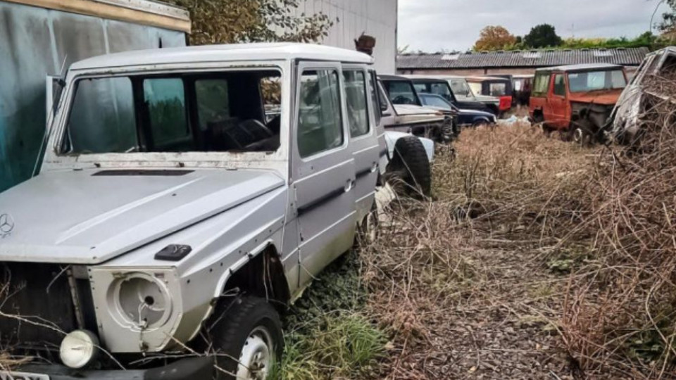 Блогер обнаружил «кладбище» автомобилей Mercedes-Benz G-Class, видео