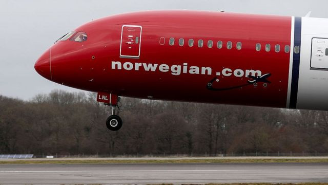 Авиакомпания Norwegian приостанавливает полеты над Украиной