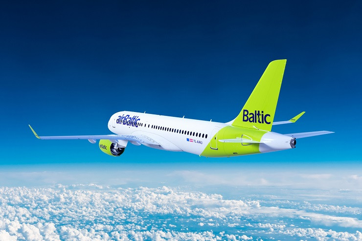 Авиакомпания airBaltic приостанавливает ночные рейсы в Украину до конца февраля