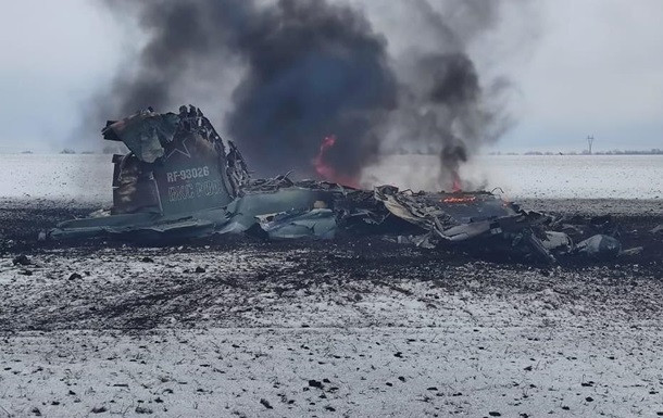 Над Волновахой сбит вражеский истребитель-бомбардировщик Су-34