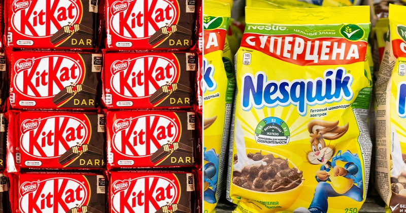 Nestle уберет бренды KitKat и Nesquik из рынка РФ