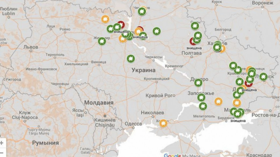 В Україні з'явилася карта культурних втрат: де її знайти