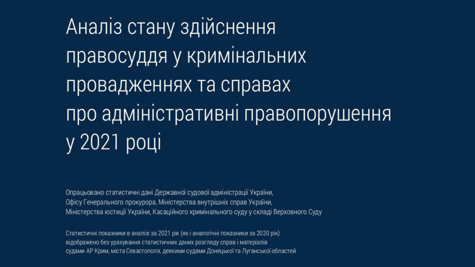 Стан здійснення правосуддя у кримінальних провадженнях та справах про адмінравопорушення: аналіз ККС ВС