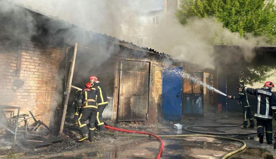 В Соломенском районе Киева произошел пожар: подробности