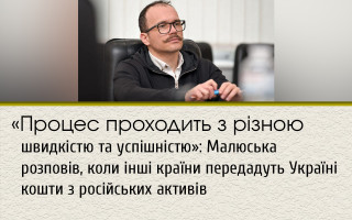 «Процес проходить з різною швидкістю та успішністю»: Малюська розповів, коли інші країни передадуть Україні кошти з російських активів