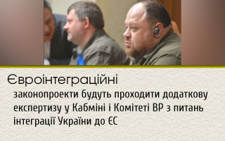 Євроінтеграційні законопроекти будуть проходити додаткову експертизу у Кабміні і Комітеті ВР з питань інтеграції України до ЄС