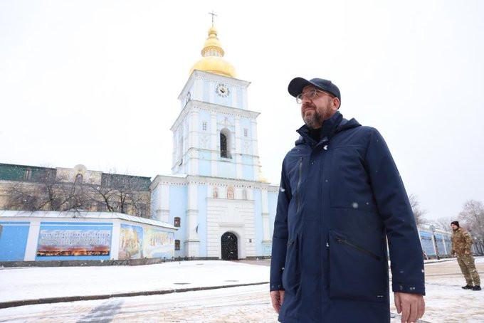 Президент Евросовета Шарль Мишель прибыл в Киев в день саммита Украина-ЕС