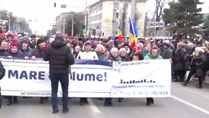 У Молдові відбувся антиурядовий протест проросійської партії, відео