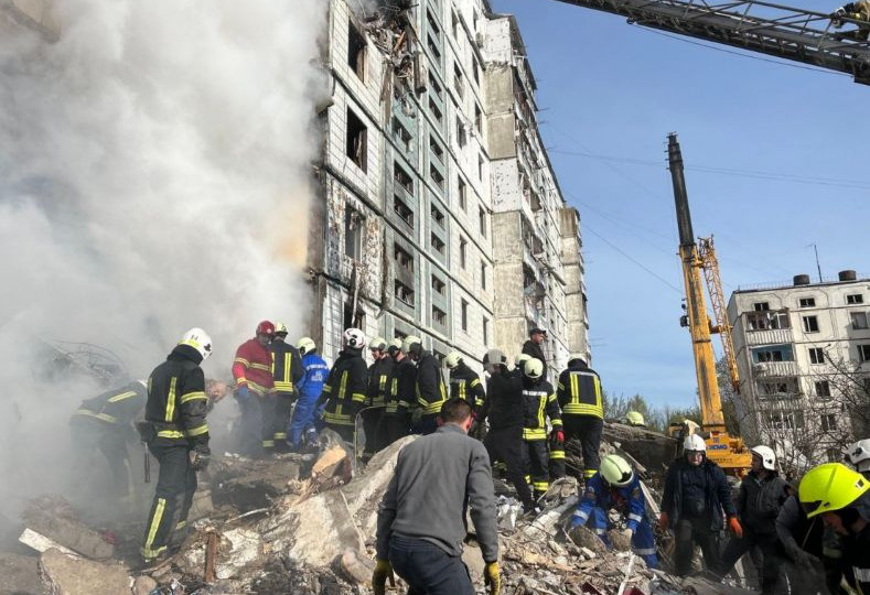 В Умани возросло количество жертв из-за ракетного удара по многоэтажке