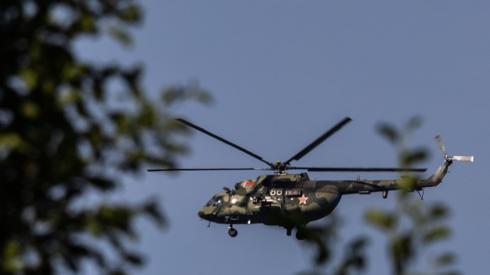 Военные вертолеты Беларуси залетали на территорию Польши, фото и видео