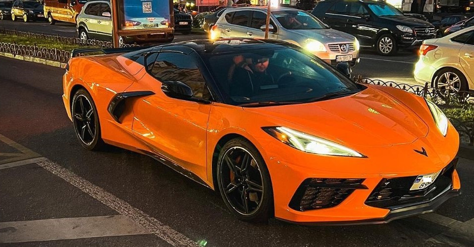 В Киеве заметили новый Chevrolet Corvette C8, фото