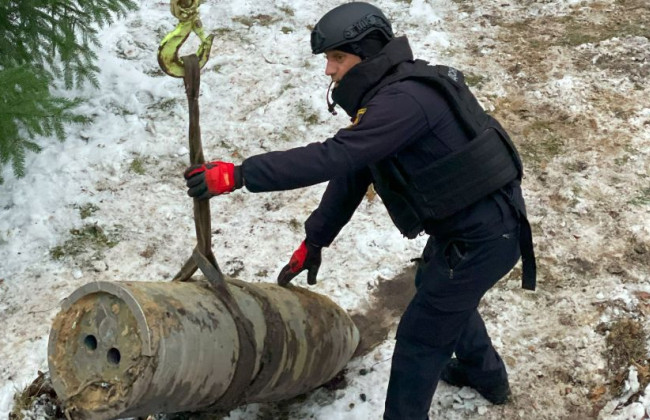 У Києві знешкодили бойову частину російської ракети «Кинжал», фото