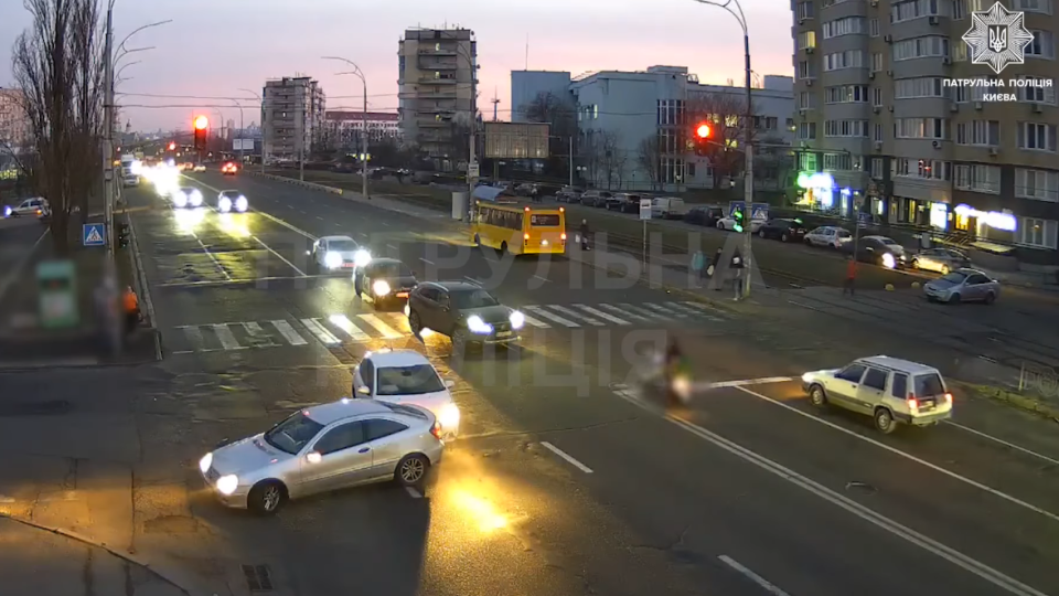 В полиции Киева показали, как нарушение ПДД может призвести к ДТП – видео