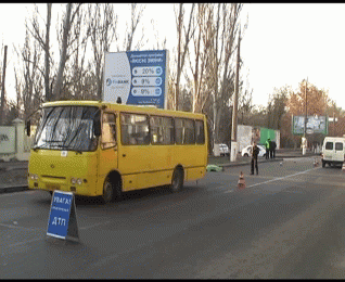 В Херсоне маршрутка убила ребенка (ФОТО)