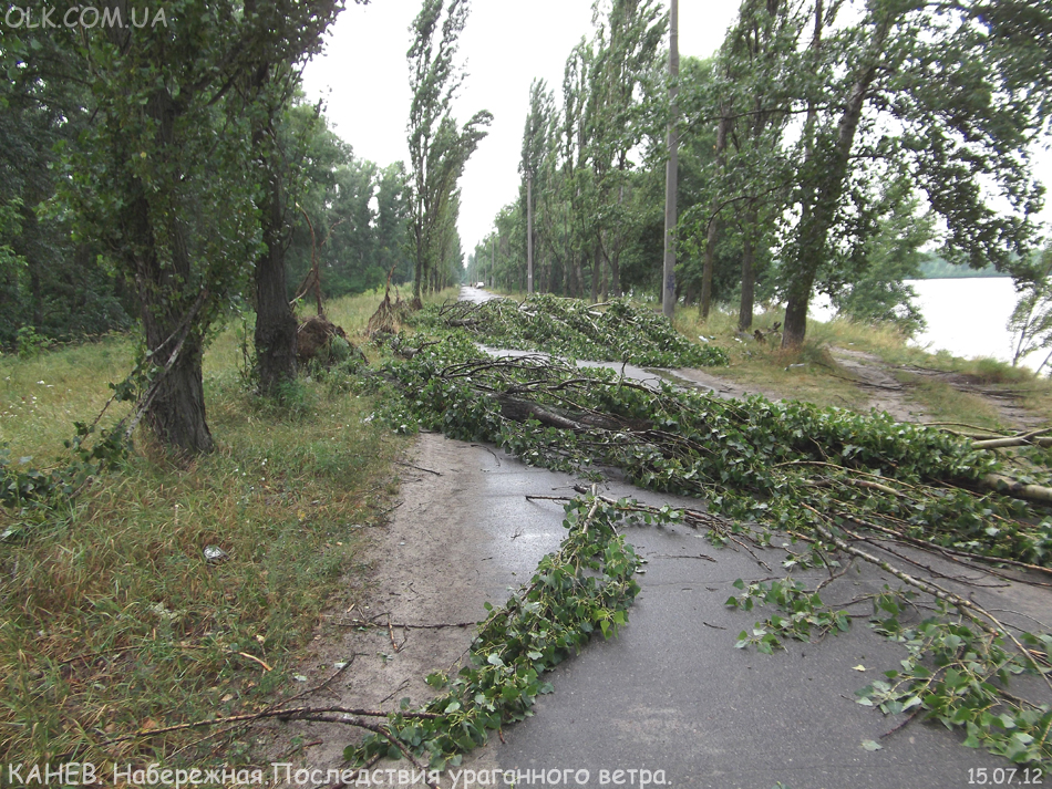 По Каневу пронесся ураган